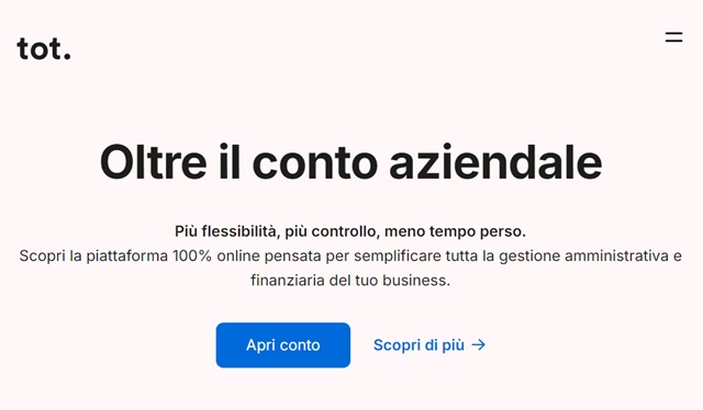 tot oltre il conto aziendale