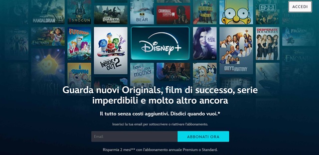 disney plus iscrizione