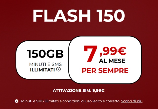 flash 150 iliad