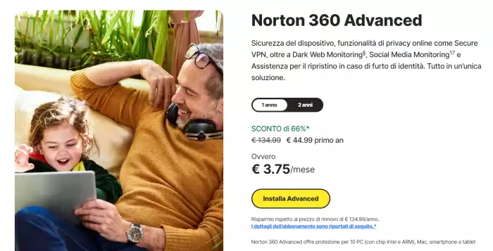 norton 360 advanced