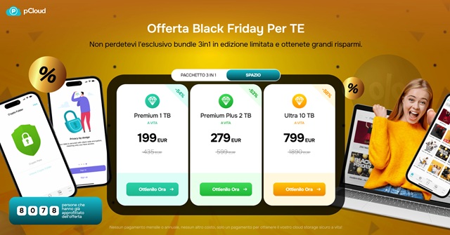 pcloud offerta black friday