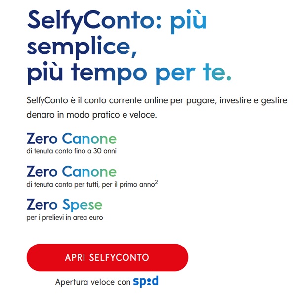 apri selfyconto