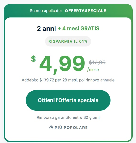 expressvpn offerta