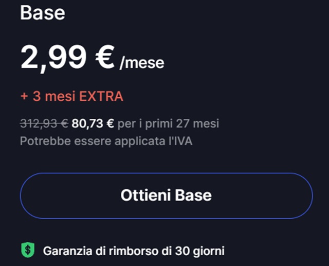 nordvpn base 2,99 euro