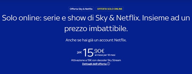 offerta sky intrattenimento plus