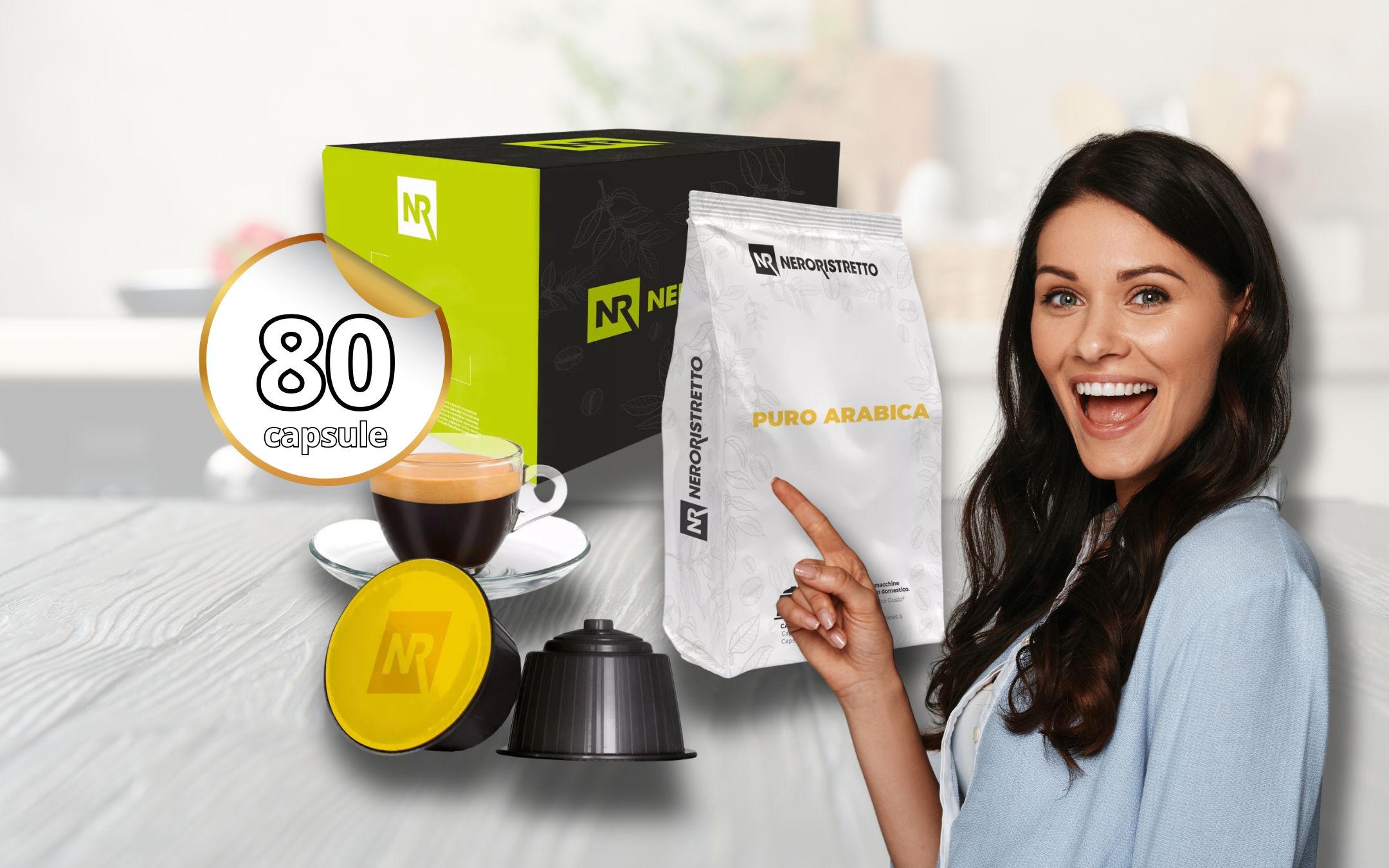 Offerta scorta: 80 capsule compatibili Nescafé Dolce Gusto a prezzo STRACCIATO