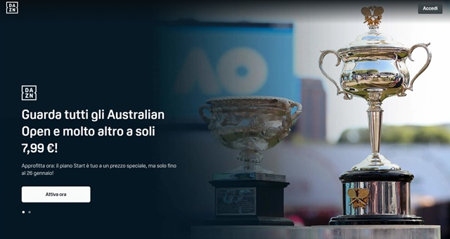 dazn australian open offerta