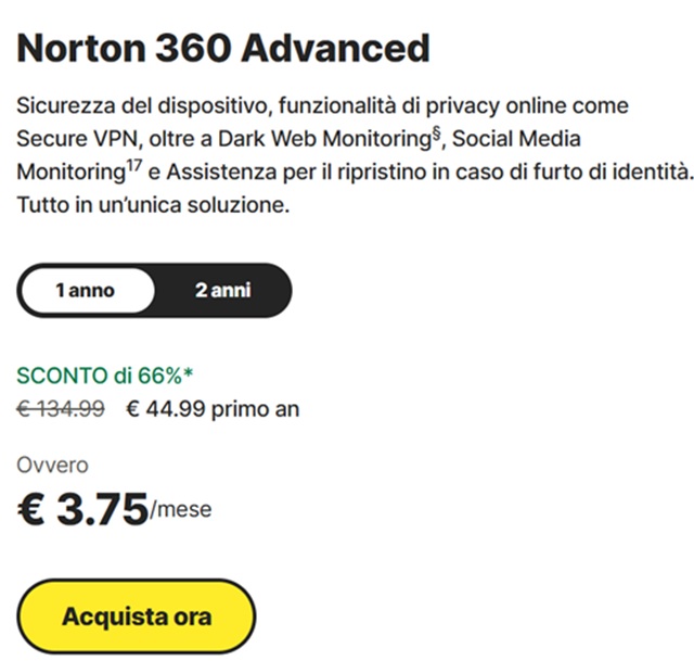 norton 360 advanced