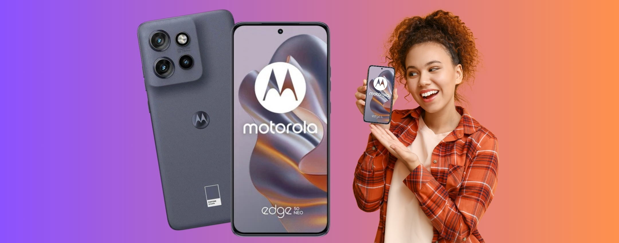 Super sconto di 195€ per il mitico Motorola Edge 50 Neo 5G da 512GB